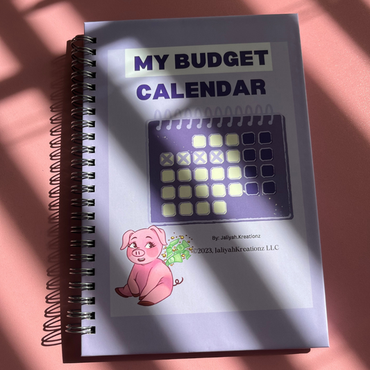 Purple Budget Calendar