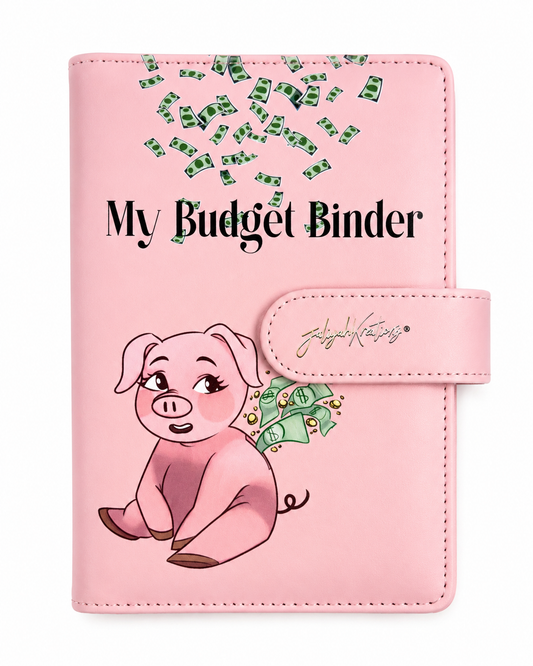 Pink Piggy Budget Binder A6