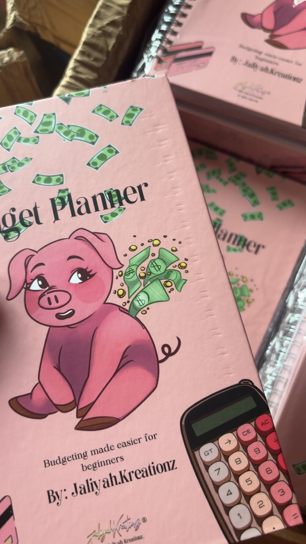 Pink Imperfect planner ( Damaged cover planners) Free shipping