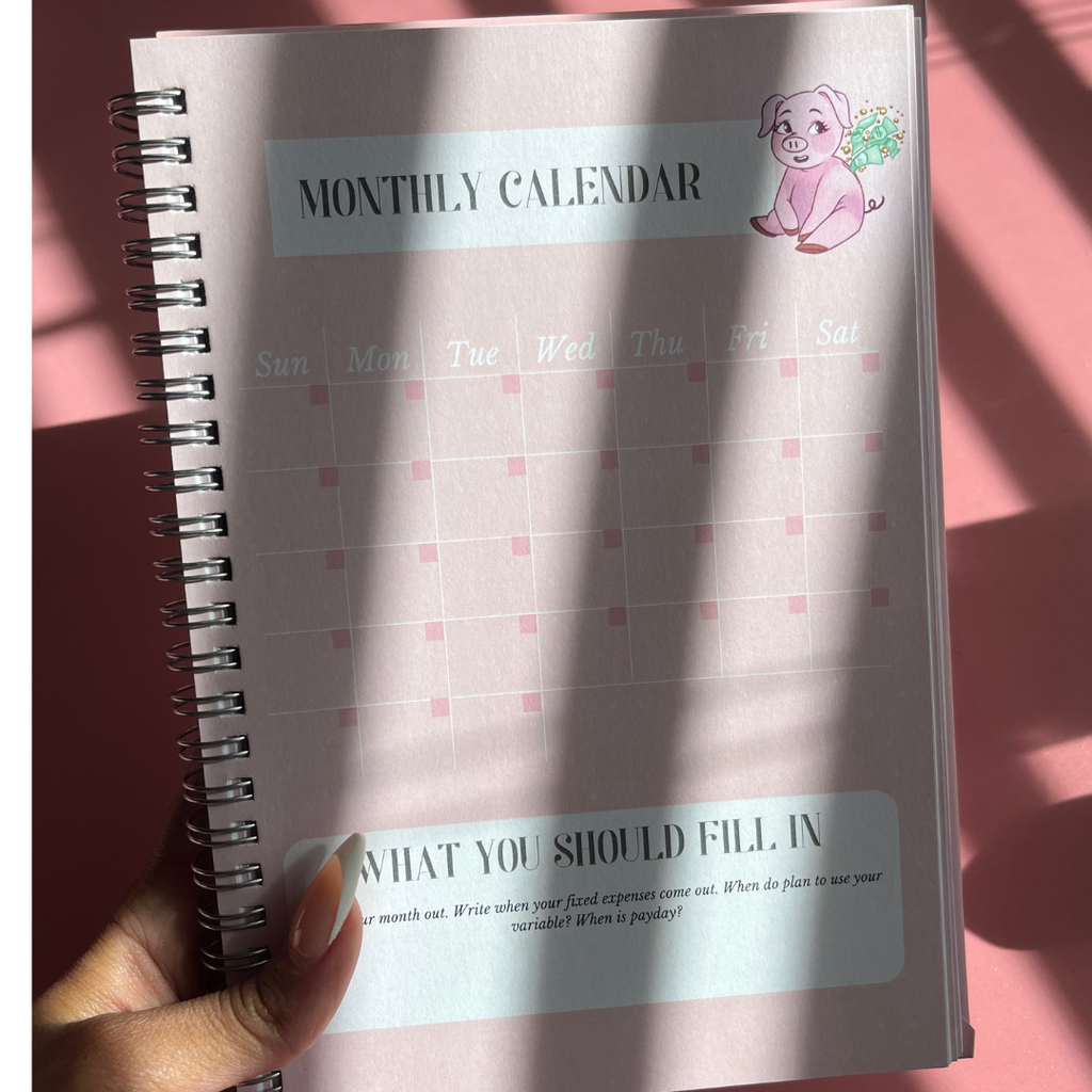 Pink Budget Calendar