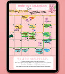 Digital budget piggy stickers