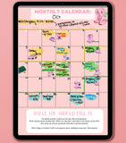 Digital budget piggy stickers