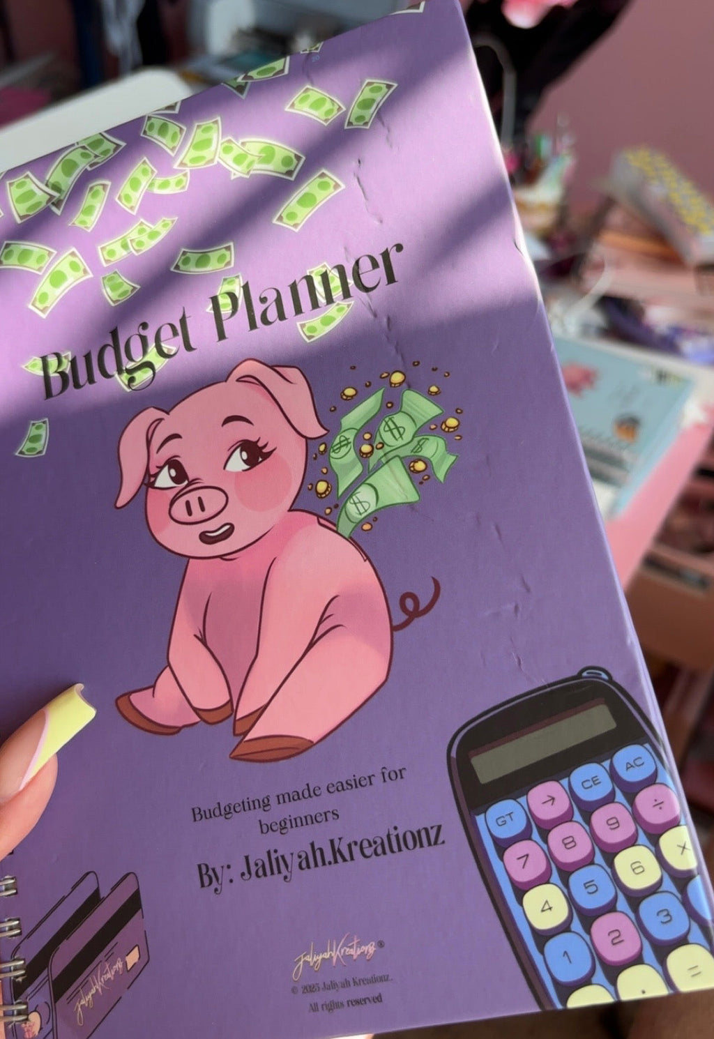 Purple imperfect planner ( Damaged cover planners) Free shipping