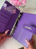 Purple Piggy Budget Binder A6