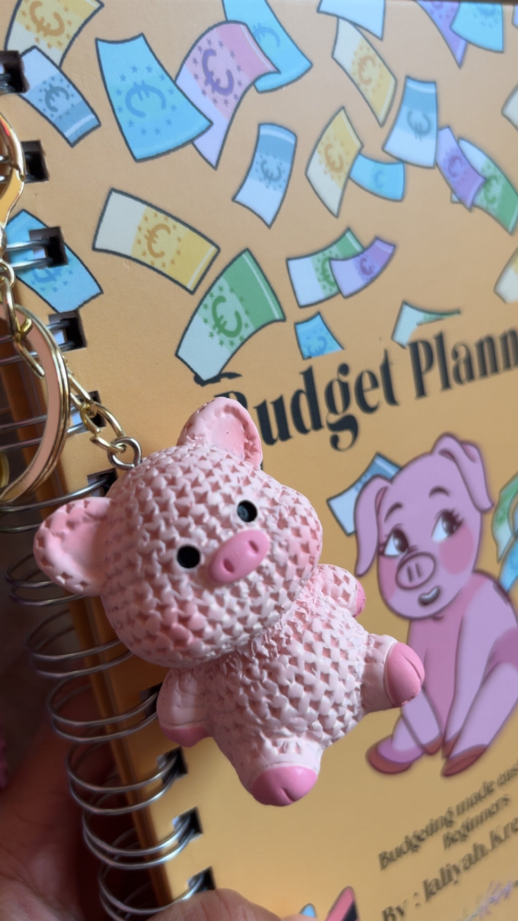 Budget babe Piggy Keychain