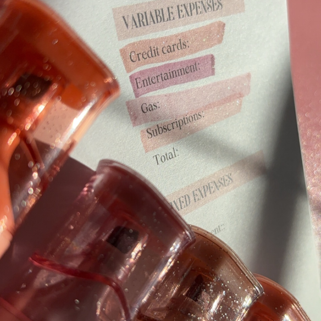 Glitter pink sunsets highlighters