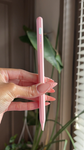 Pink bubblegum iPad stylus