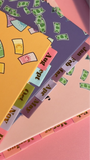 Monthly planner tabs