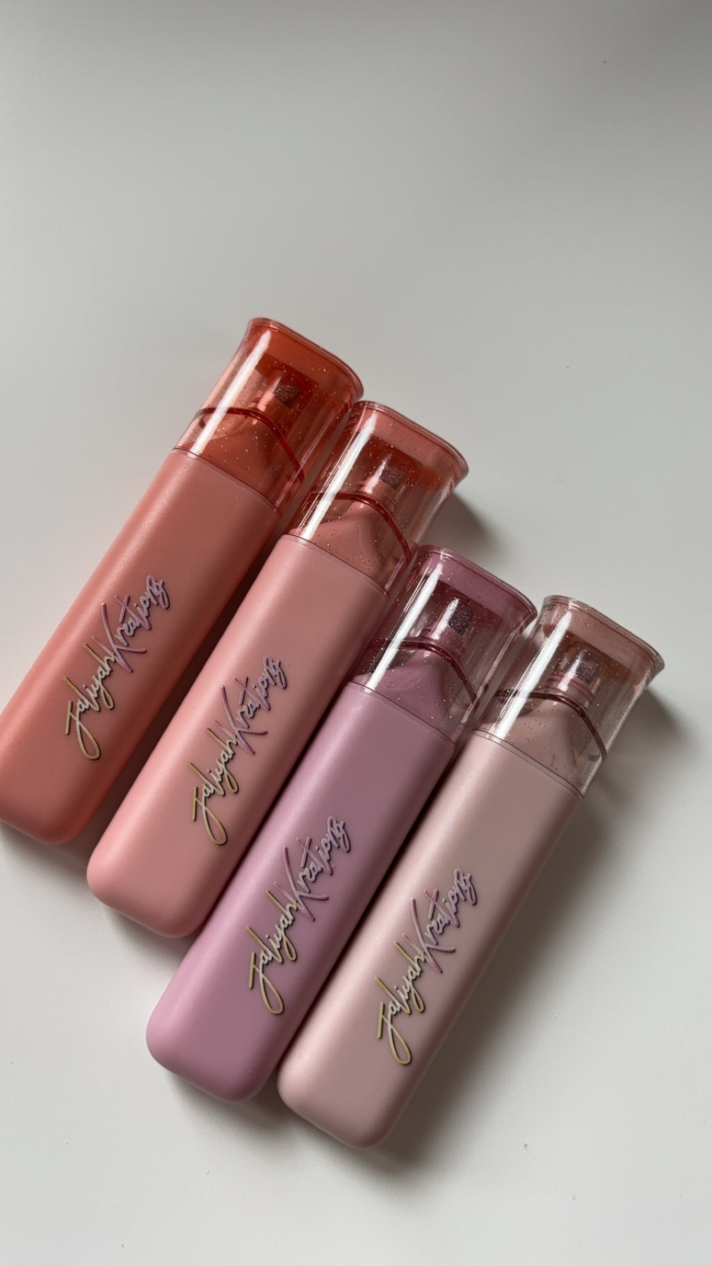 Glitter pink sunsets highlighters