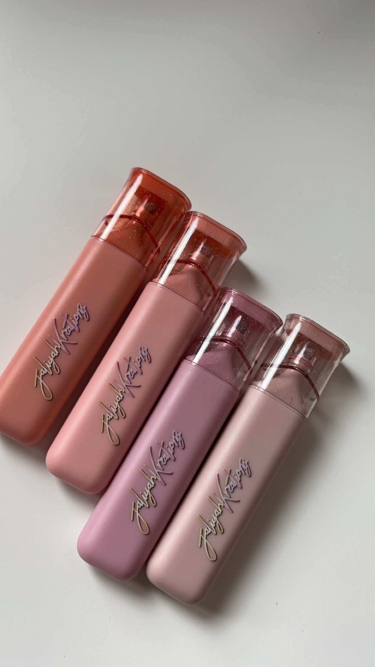 Glitter pink sunsets highlighters