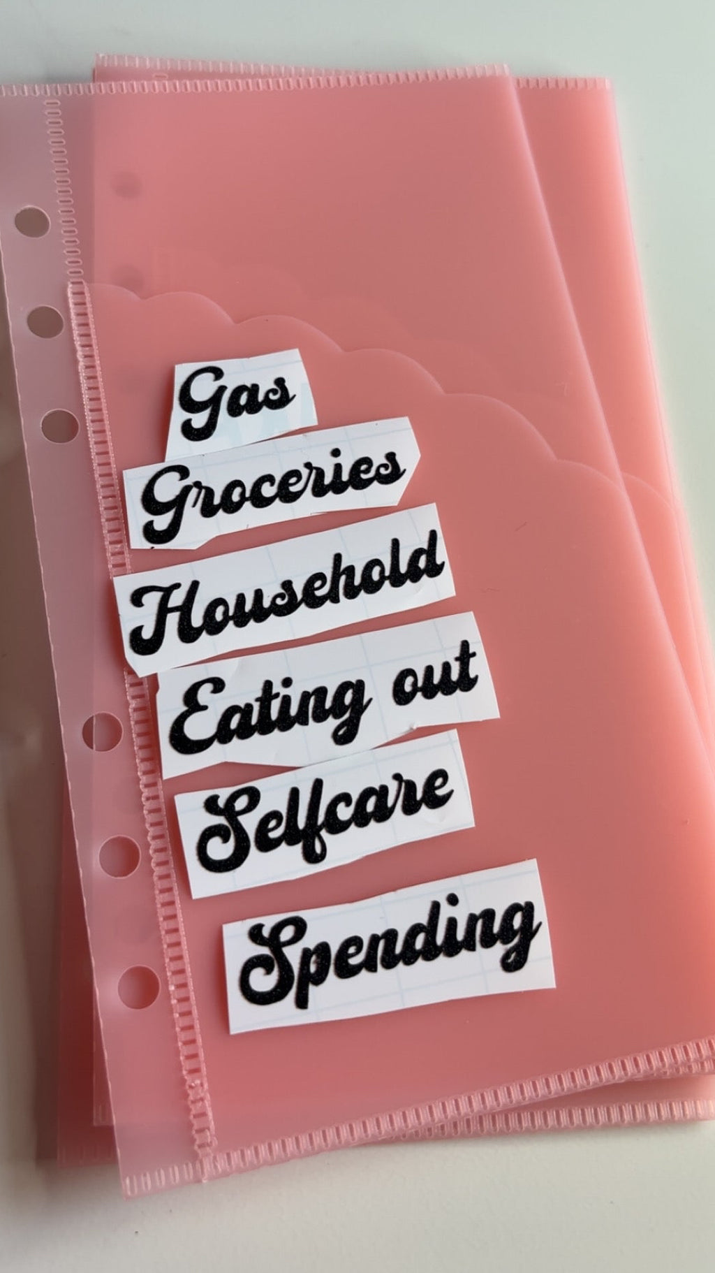 Pink Piggy Budget Binder A6