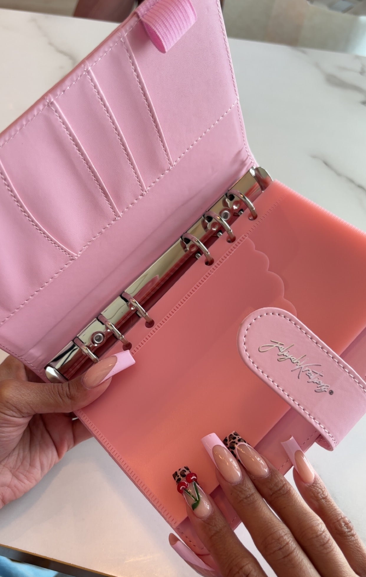 Pink Piggy Budget Binder A6