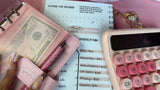 Pink Piggy Budget Binder A6