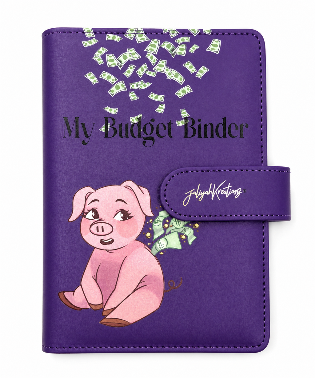 Purple Piggy Budget Binder A6