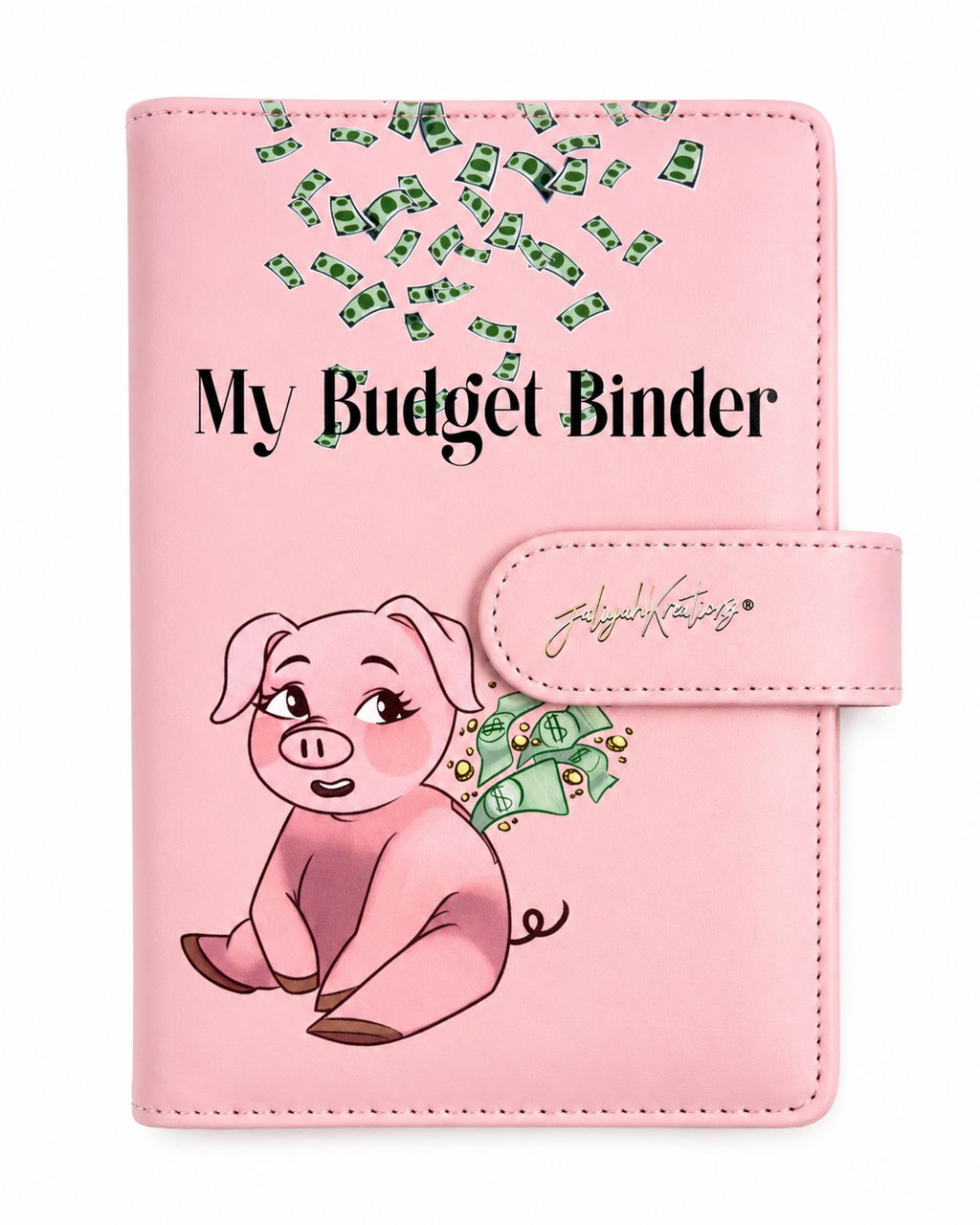 Pink Piggy Budget Binder A6