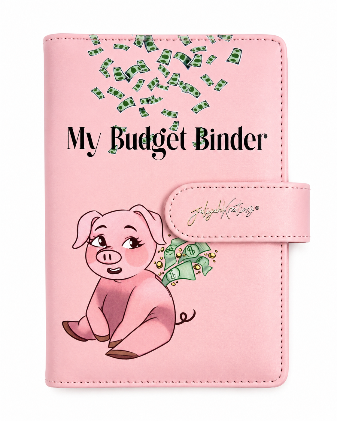 Pink Piggy Budget Binder A6
