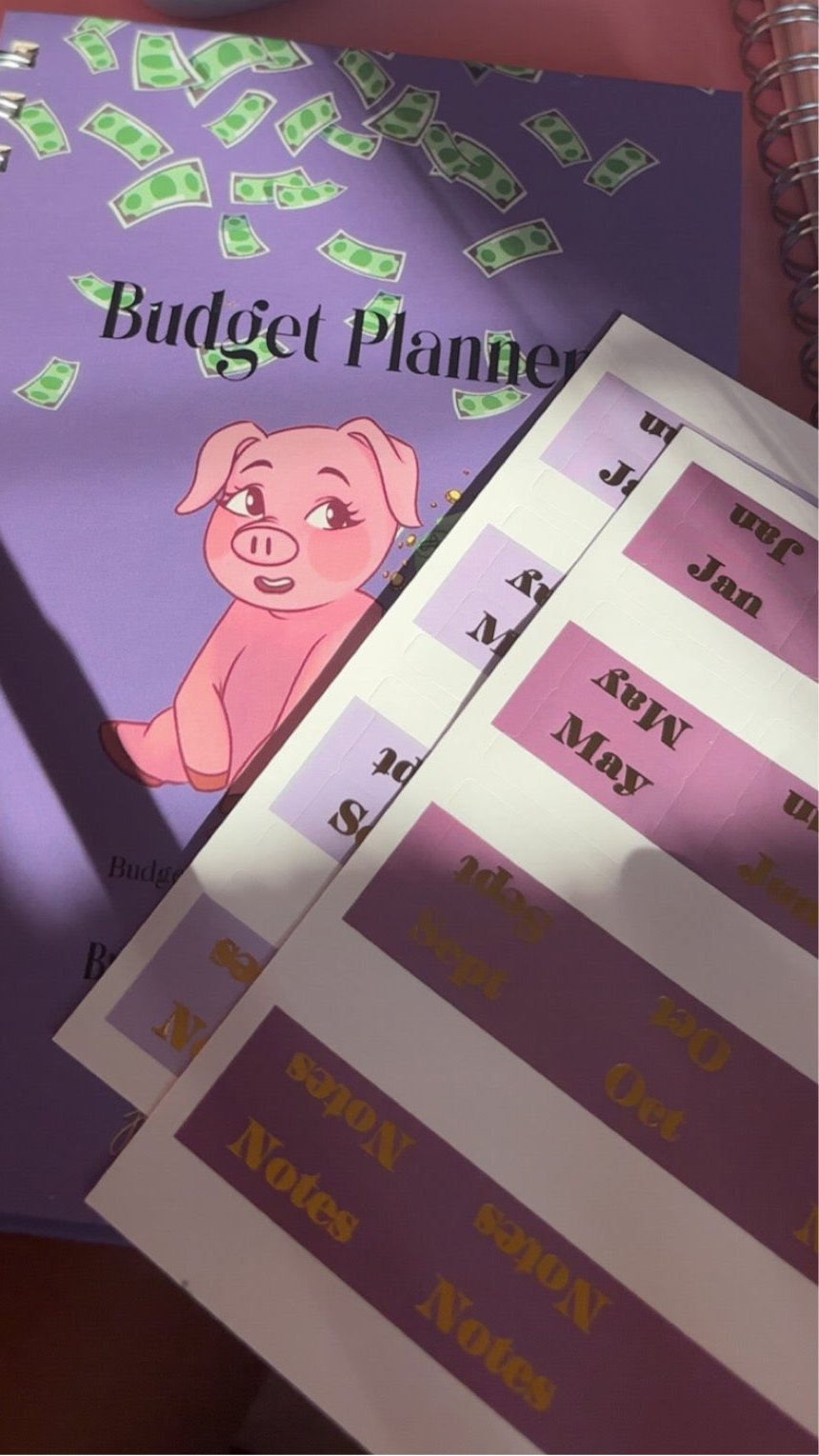 Monthly planner tabs