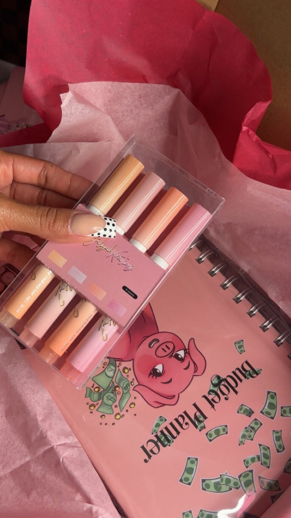Pink Budget Bundle Box