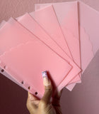 Custom Budget Envelopes (Set of 6) – Pink or purple Cloud Shape | Personalized Cash Stuffing Envelopes